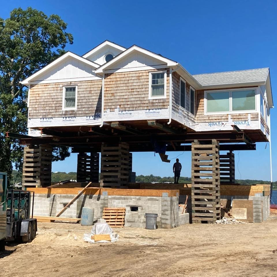 seashore grey house